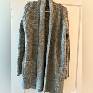 Women's Real Soft Relaxed Gray Cardigan